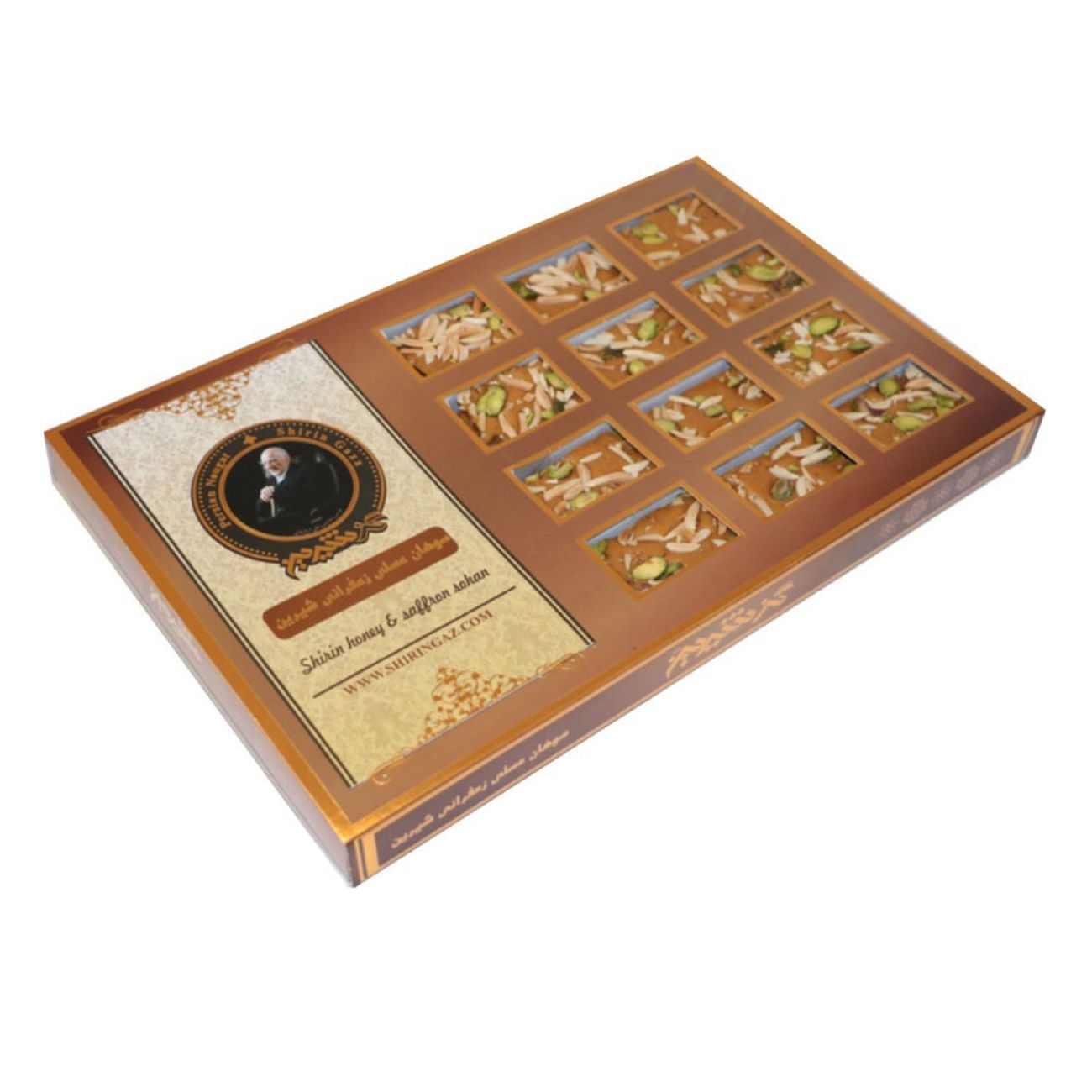 Sohan Asali Shirin Gaz – Saffraan Toffee (2x 400g)
