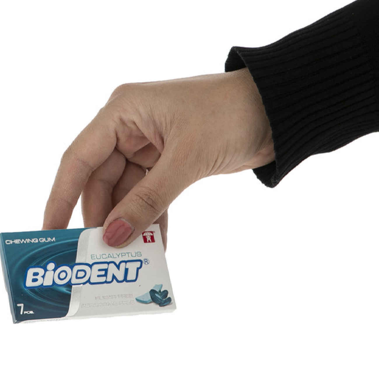 Biodent Suikervrije Kauwgom – Eucalyptus (12 Stuks)