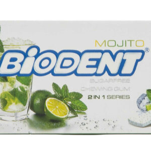 Biodent Suikervrije Kauwgom – Mojito Smaak (12 Stuks)