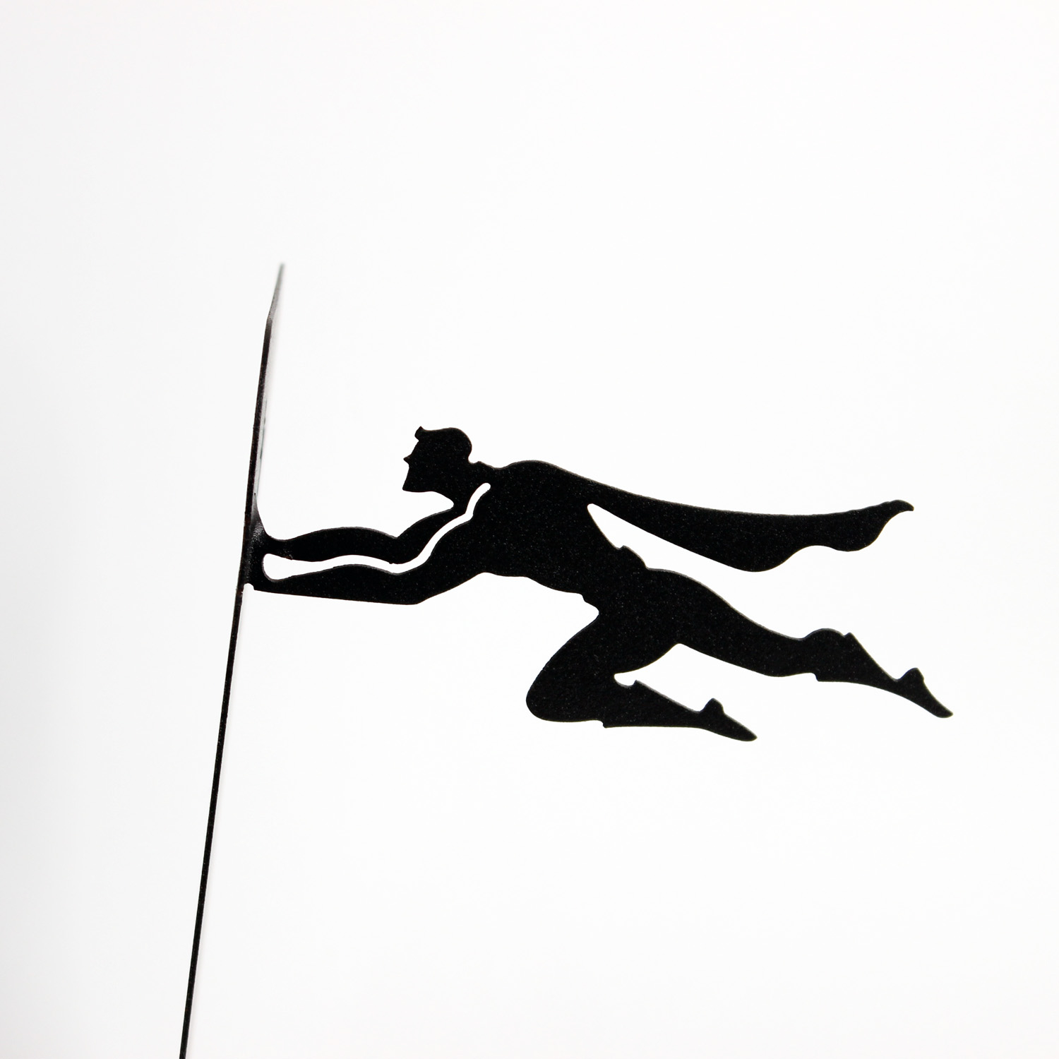 Superman Metalen Boekensteun – Zwart Heldendecor
