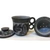 Tea Infuser Three-Piece Handmade Natural Stone for Herbal and Loose Leaf Brewing (1)