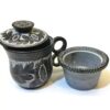 Tea Infuser Three-Piece Handmade Natural Stone for Herbal and Loose Leaf Brewing (3)