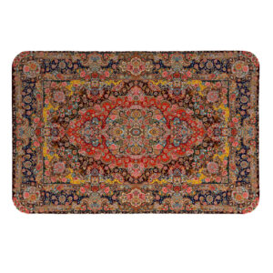 Wasbare Placemat – Tafel Mat voor Dagelijkse Maaltijden & Feestset van 6 met Tapijt Ontwerp (4x)