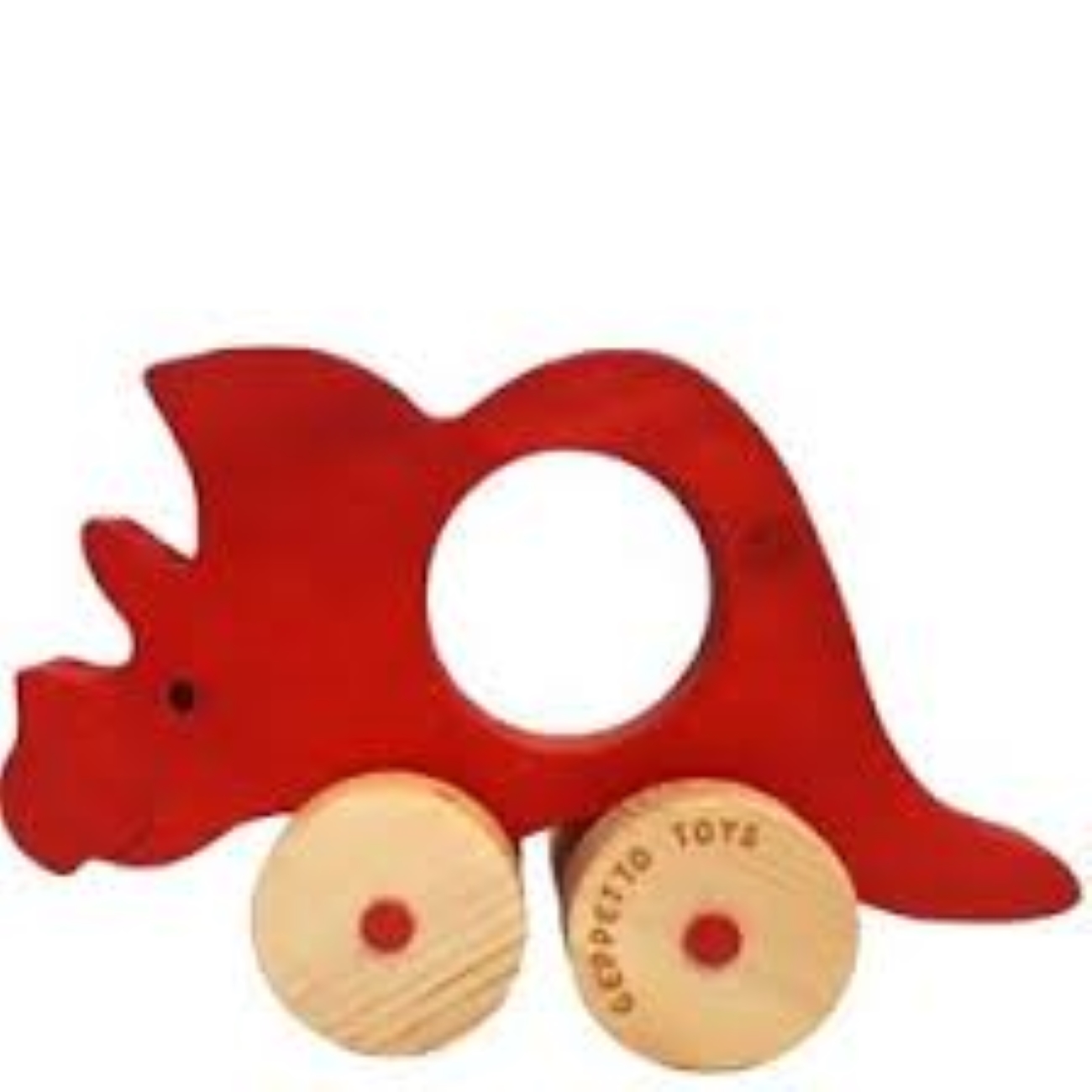 Houten Dinosaurus Duwspeelgoed voor Peuters