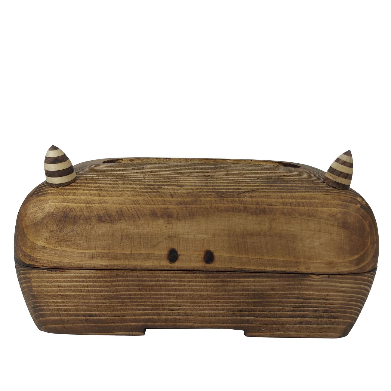 Creatieve Houten Tissue Box Omslag – Vriendelijk Monster