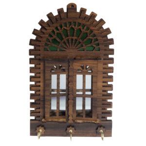 Massief Hout Spiegel Sleutel Organizer