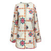 Artfully Embroidered Cream Manto – Inspired by Persian Needlework (4)