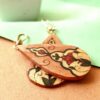 Artisan Wooden Dangle Earring – Jewelry for Bohemian Chic Look (2)