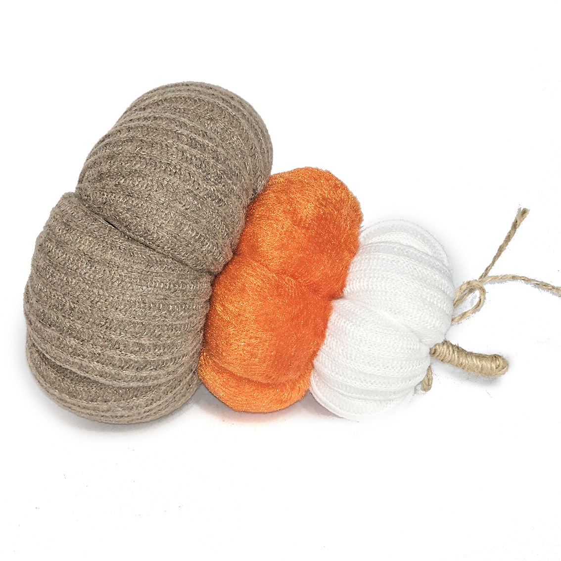 Vaste Pompoen Set Ornament – Uniek Ontwerp, Geschikt voor Rustieke Interieurs
