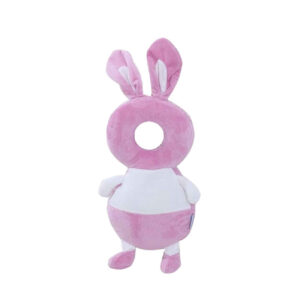 Baby Hoofdbeschermer Kussen – Roze Konijn