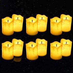 Batterij-Aangedreven LED Kaars met Aan/Uit Schakelaar – Veilicht en Realistisch Licht