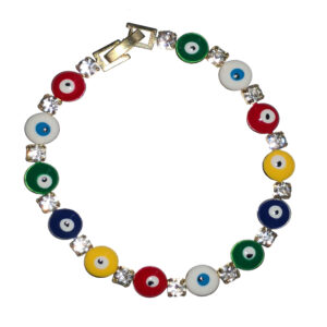 Handgemaakte Blauwe Oog Armband – Bescherming en Geluk