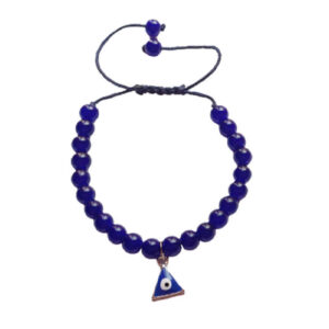 Spirituele Blauwe Oog Armband – Donkerblauw