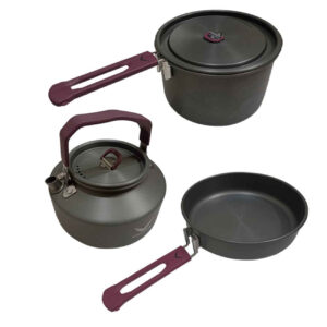 Kampeer Kookgerei & Mess Kit – Alles-in-Eén Kookset voor Wandelen, Overleven & Reizen