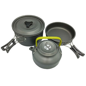 Kampeer Kookgerei Set – Lichtgewicht, Anti-aanbak, Compact voor Buiten Koken
