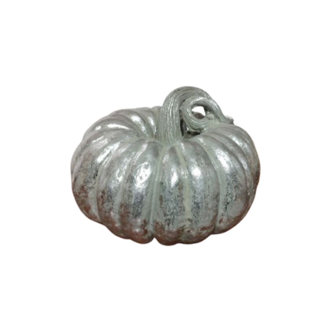 Klassiek zilveren pompoen ornament