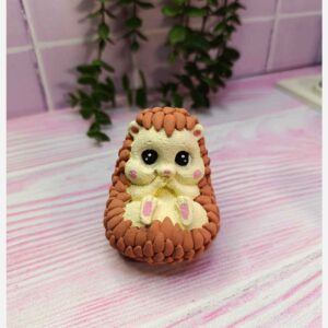 Siliconen Kaarsmal – Schattige Egel – DIY Gieten
