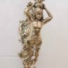 Decorative Brass Wall Sconce - Unique & Eye-Catching with Sculptural Design (1)