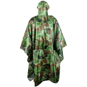 Wandel Poncho – Groen Camouflage