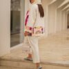 Embroidered Manto in Linen-Cotton Blend Suitable for Special & Formal Occasion (3)