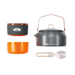 GSI Buiten Kookgerei Set – 4-Delige Kampeer Kit voor Backpacken & Bushcraft