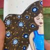 Hand-painted Pottery Incense Holder with Evil Eye Design, Washable & Acrylic Paint (5)