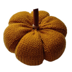 Handgemaakt Pompoen Ornament – Mosterdgeel