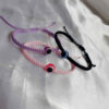 Handmade Embroidered Bracelet with Powerful Evil Eye Charm for Women (1)