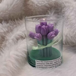 Handgemaakte Tulp Bloempot Kaars