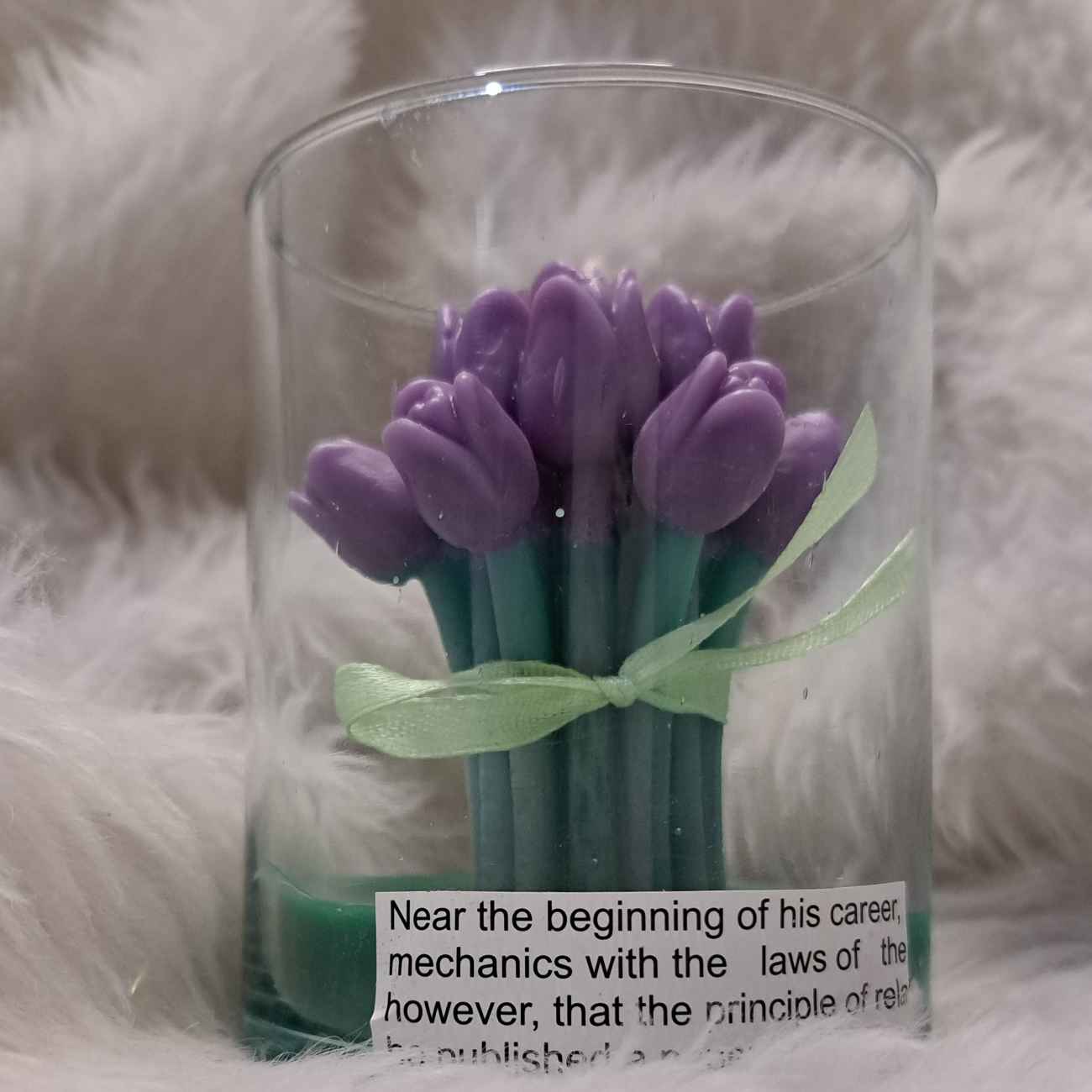 Handgemaakte Tulp Bloempot Kaars