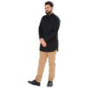 Islamic Under Qaba Tunic - Lightweigh Everyday Wear for Men in Black (1)