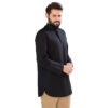 Islamic Under Qaba Tunic - Lightweigh Everyday Wear for Men in Black (4)