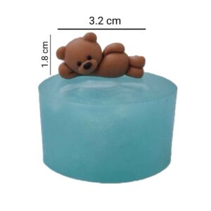 Silicone Kaarsmal – 3D Beer Ontwerp (Blauw)