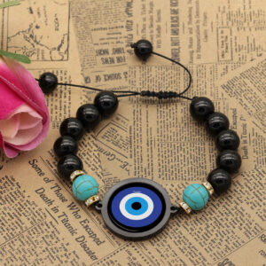 Minimalistische Boze Oog Kralen Armband – Bescherming