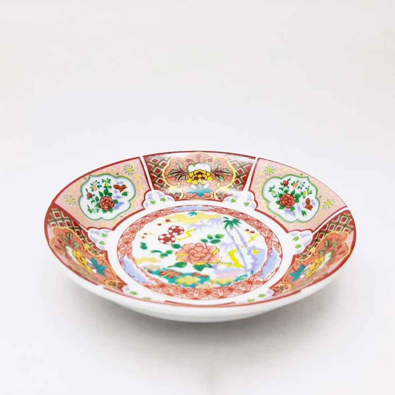 Iraanse Theepot – Porselein met Culturele Religieuze Details en Bloemmotief (Set van 6 Stuks)