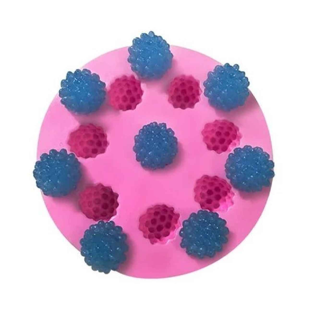 Frambozenmal voor Kaarsen – Roze Silicone