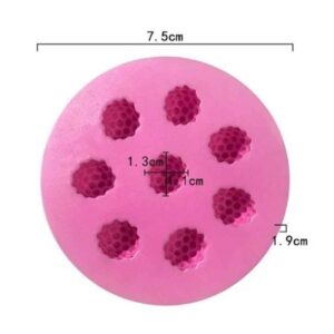 Frambozenmal voor Kaarsen – Roze Silicone