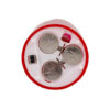 Realistic LED Candle – Battery Operated with Convenient OnOff Button in Flower Shape (4)