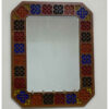 Rustic Entryway Mirror with Key Hooks – Traditional Wooden Key Organizer (8)