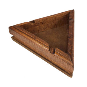 Rustieke Houten Asbak – Stijlvolle Tafelaccessoire