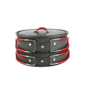 Snow Hawk 2-Persoons Kampeer Kookset – Aluminium