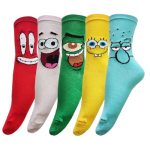 SpongeBob & Vrienden Sokken – Set van 5 Paar