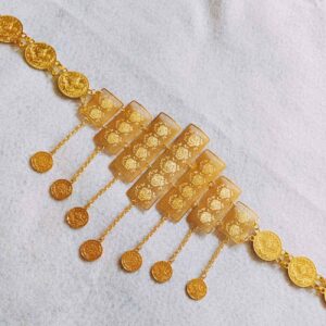 Traditionele Koerdische Riem Handgemaakt – Goudkleurig RVS