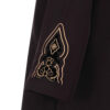 Stylish Crepe Maserati Iranian Manto With Embroidered Sleeves, Suitable for All Seasons (1)
