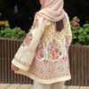 Stylish Linen Manto for Women, Hand-Embroidered & Breathable with Floral Design (2)