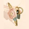 Trendy & Secure Claws with Fabric Rose Design (3)