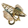 Trendy & Secure Claws with Fabric Rose Design (4)
