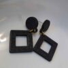 Unique Handmade Acrylic Earring – Stylish & Lightweight with Rhombus-Shaped Design (2)