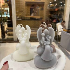 Sculptuurkaars Moeder en Kind – Spiritueel Ontwerp