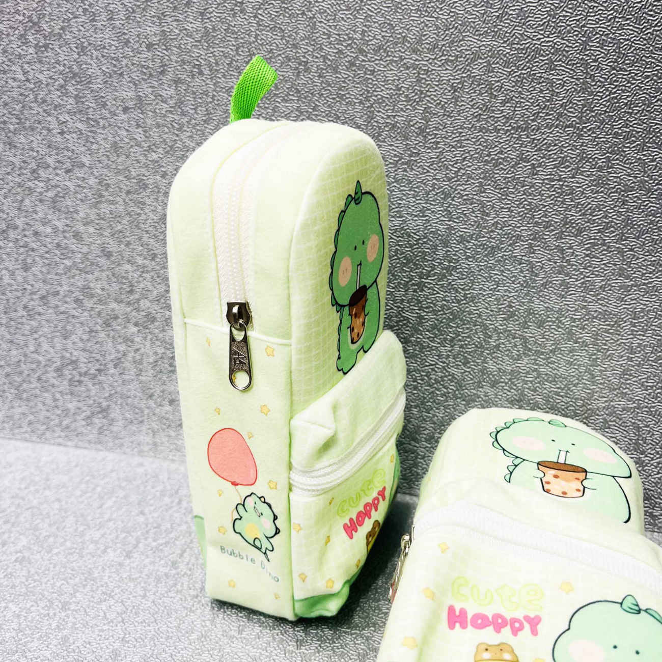 Fluwelen Dino Etui – Schattige & Zachte Opbergruimte voor Kinderstationery